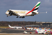 Emirates Airbus A380-861 (A6-EOE) at  Hamburg - Fuhlsbuettel (Helmut Schmidt), Germany