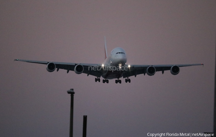 Emirates Airbus A380-861 (A6-EOE) | Photo 516161