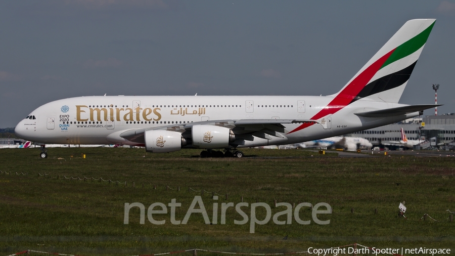 Emirates Airbus A380-861 (A6-EOF) | Photo 183354