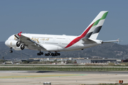 Emirates Airbus A380-861 (A6-EOG) at  Barcelona - El Prat, Spain
