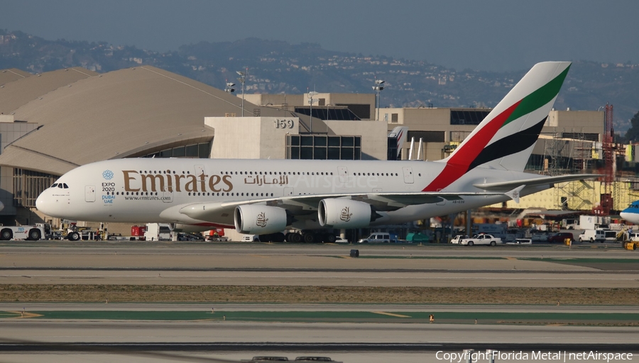 Emirates Airbus A380-861 (A6-EOG) | Photo 435051