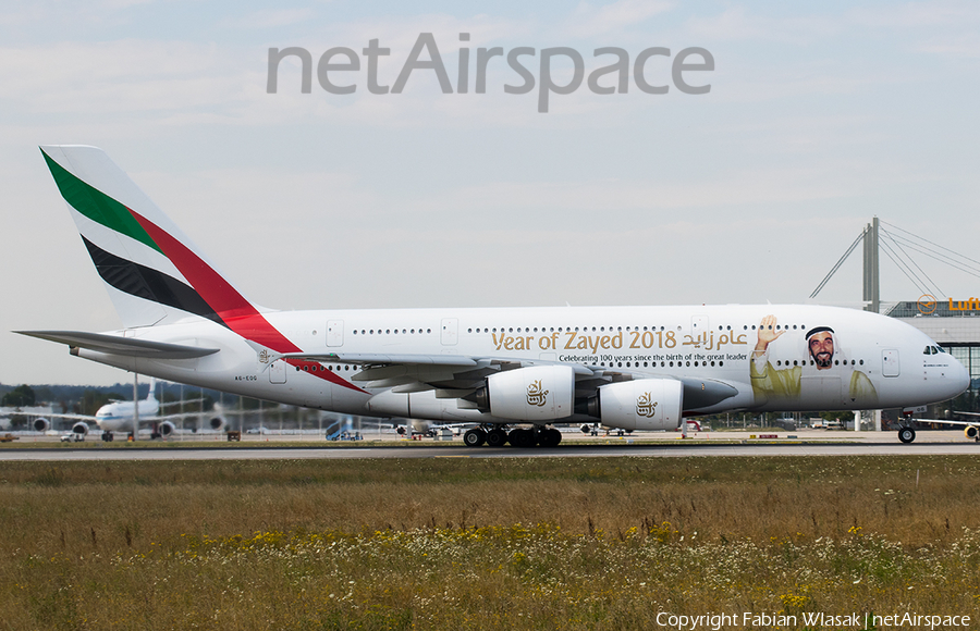 Emirates Airbus A380-861 (A6-EOG) | Photo 252904