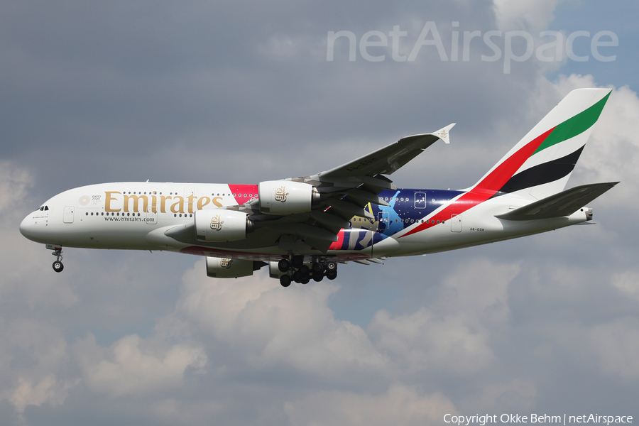 Emirates Airbus A380-861 (A6-EOH) | Photo 335426