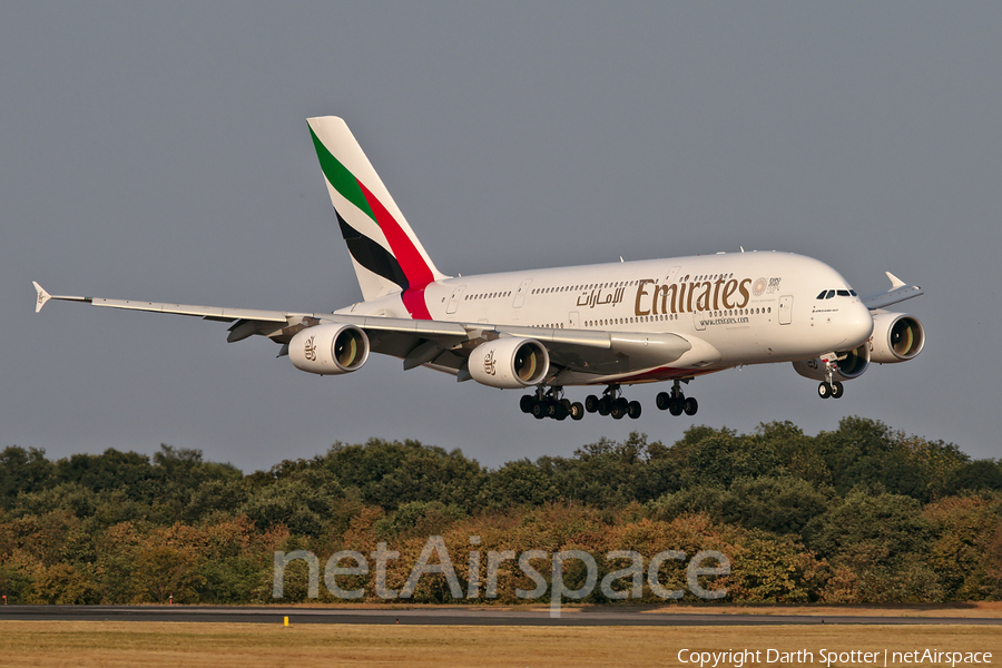 Emirates Airbus A380-861 (A6-EOI) | Photo 322031