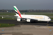 Emirates Airbus A380-861 (A6-EOI) at  Dusseldorf - International, Germany
