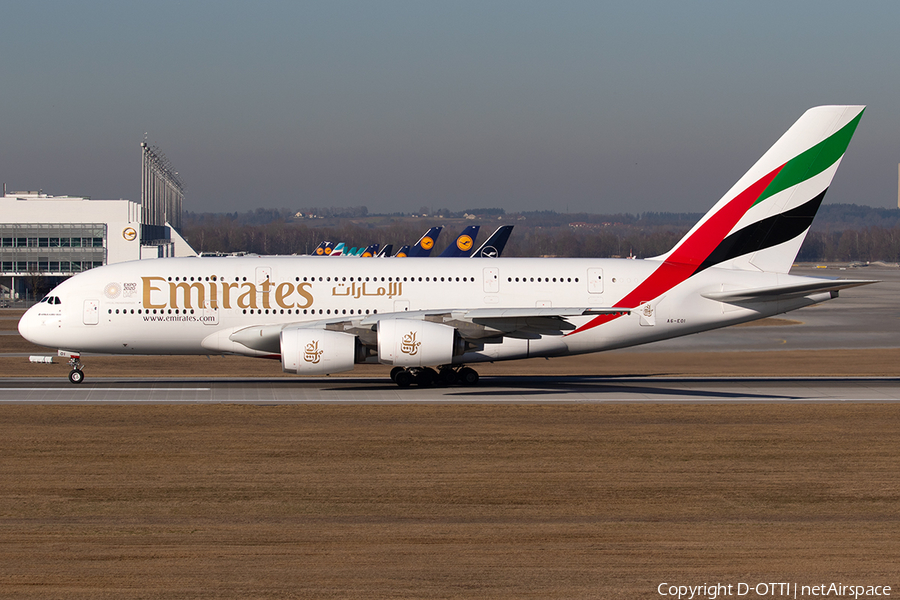 Emirates Airbus A380-861 (A6-EOI) | Photo 295977