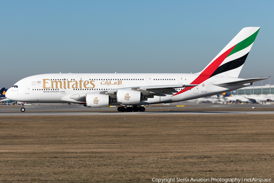 Emirates Airbus A380-861 (A6-EOI) | Photo 330612