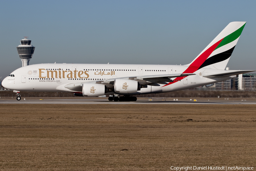 Emirates Airbus A380-861 (A6-EOI) | Photo 420314