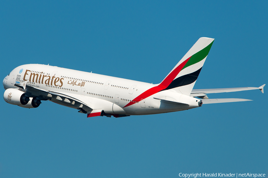 Emirates Airbus A380-861 (A6-EOI) | Photo 300851