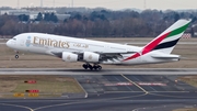 Emirates Airbus A380-861 (A6-EOJ) at  Dusseldorf - International, Germany