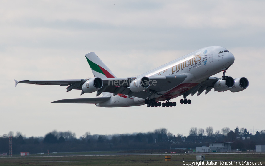 Emirates Airbus A380-861 (A6-EOJ) | Photo 99373