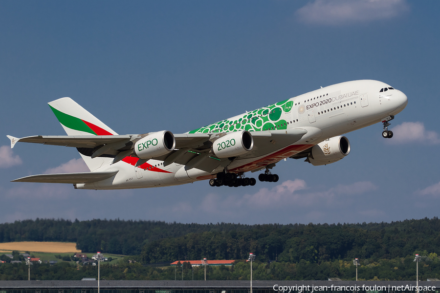 Emirates Airbus A380-861 (A6-EOJ) | Photo 255939
