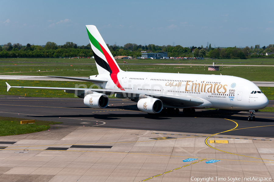 Emirates Airbus A380-861 (A6-EOK) | Photo 107727