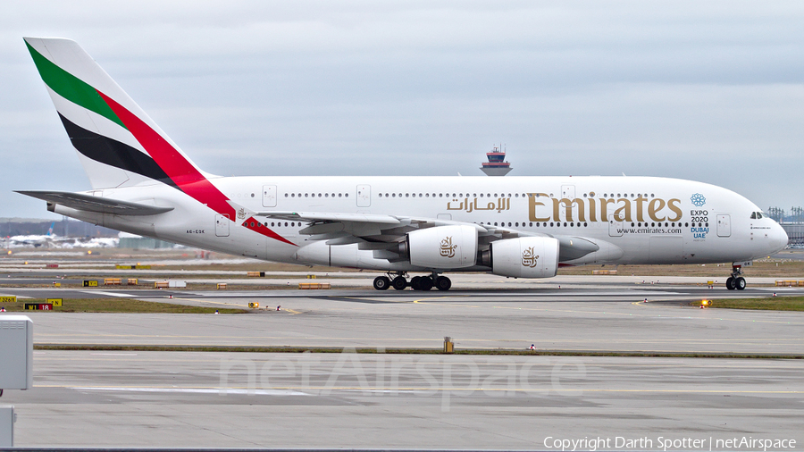 Emirates Airbus A380-861 (A6-EOK) | Photo 237990