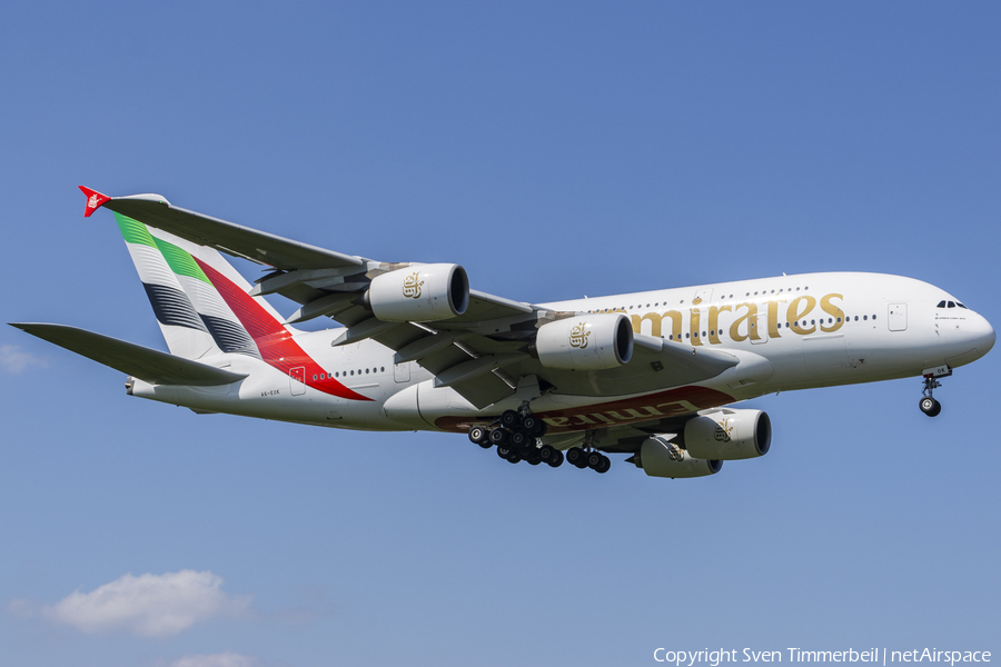 Emirates Airbus A380-861 (A6-EOK) | Photo 627955