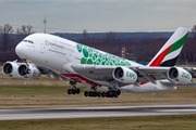 Emirates Airbus A380-861 (A6-EOL) at  Dusseldorf - International, Germany
