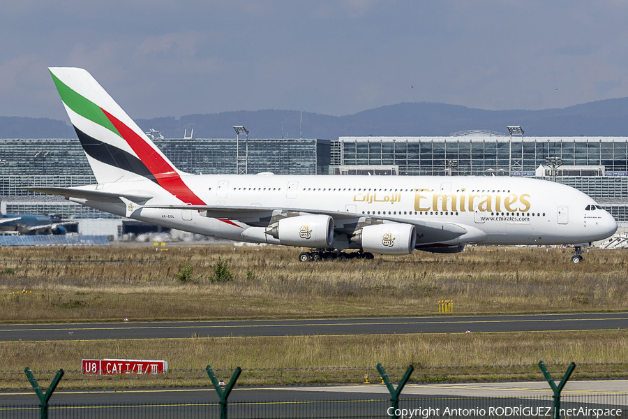 Emirates Airbus A380-861 (A6-EOL) | Photo 640498