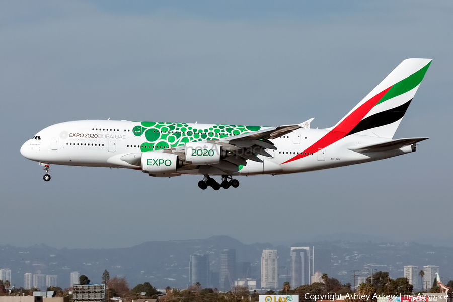 Emirates Airbus A380-861 (A6-EOL) | Photo 298505