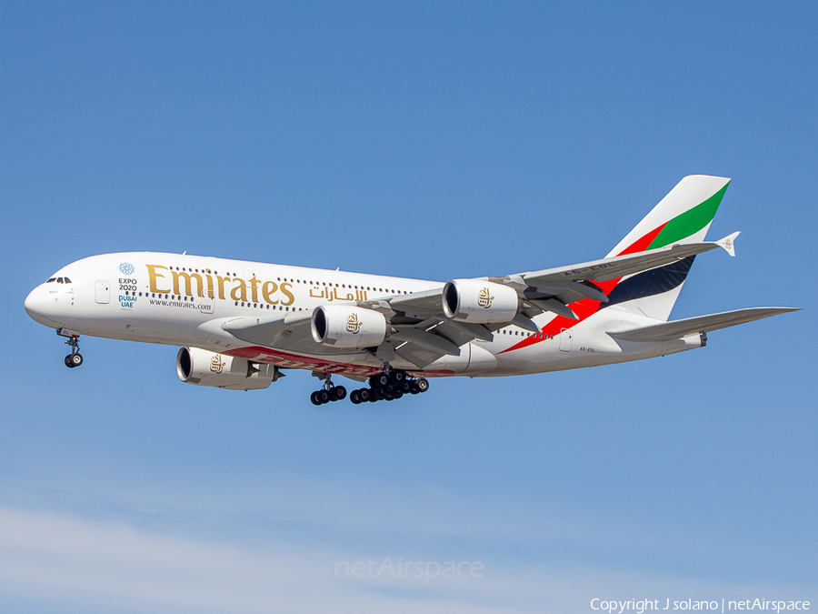 Emirates Airbus A380-861 (A6-EOL) | Photo 508324