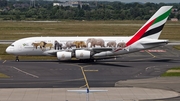 Emirates Airbus A380-861 (A6-EOM) at  Dusseldorf - International, Germany