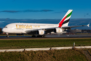 Emirates Airbus A380-861 (A6-EOM) at  Hamburg - Fuhlsbuettel (Helmut Schmidt), Germany