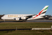 Emirates Airbus A380-861 (A6-EOM) at  Hamburg - Fuhlsbuettel (Helmut Schmidt), Germany