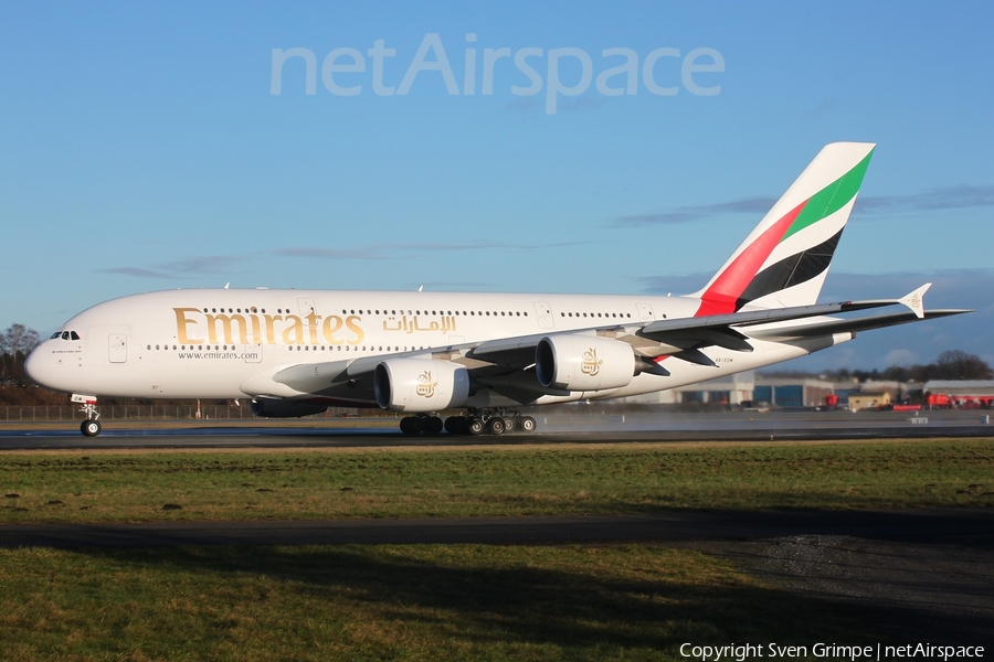 Emirates Airbus A380-861 (A6-EOM) | Photo 494299