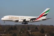 Emirates Airbus A380-861 (A6-EOM) at  Hamburg - Fuhlsbuettel (Helmut Schmidt), Germany