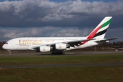 Emirates Airbus A380-861 (A6-EOM) at  Hamburg - Fuhlsbuettel (Helmut Schmidt), Germany