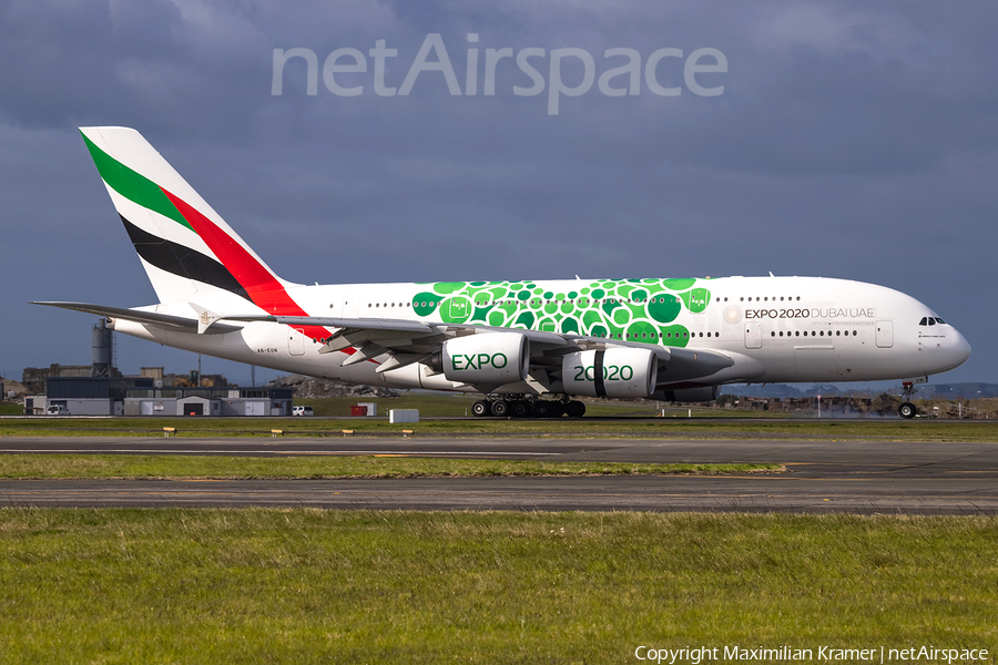 Emirates Airbus A380-861 (A6-EON) | Photo 391896