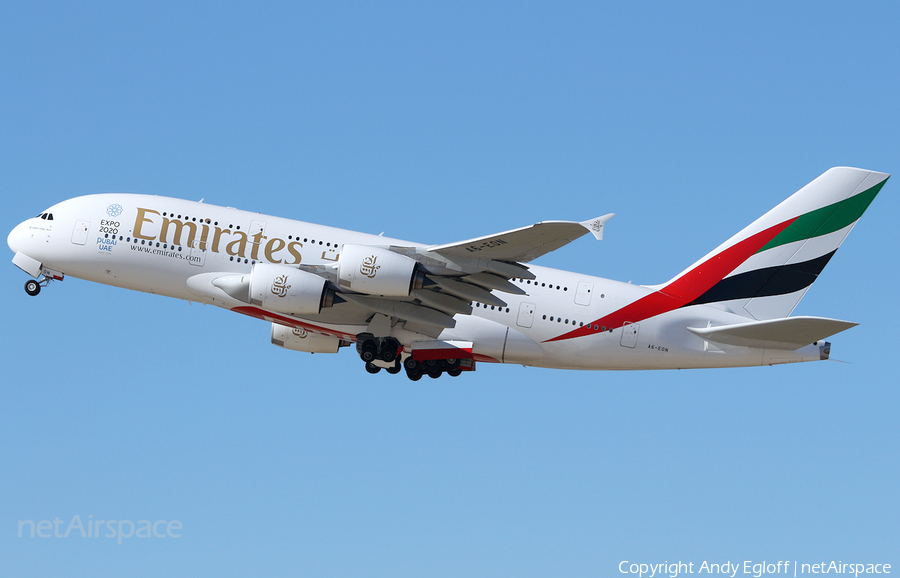 Emirates Airbus A380-861 (A6-EON) | Photo 193072