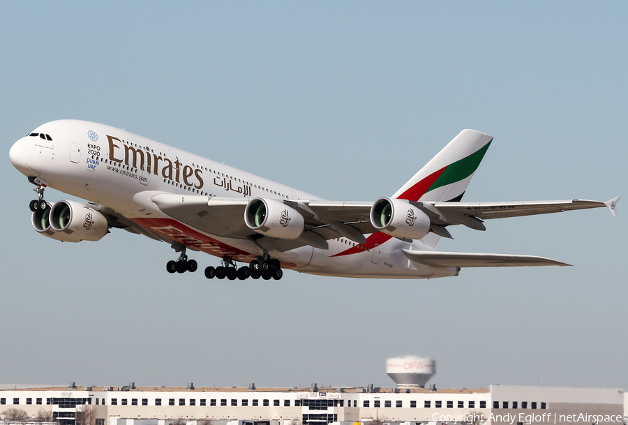 Emirates Airbus A380-861 (A6-EON) | Photo 386746