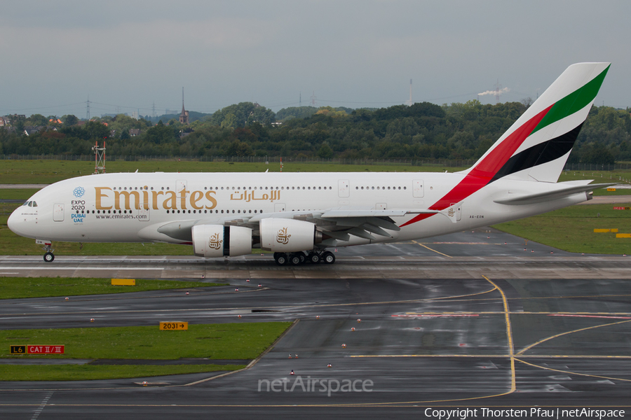 Emirates Airbus A380-861 (A6-EON) | Photo 84905