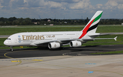 Emirates Airbus A380-861 (A6-EON) at  Dusseldorf - International, Germany