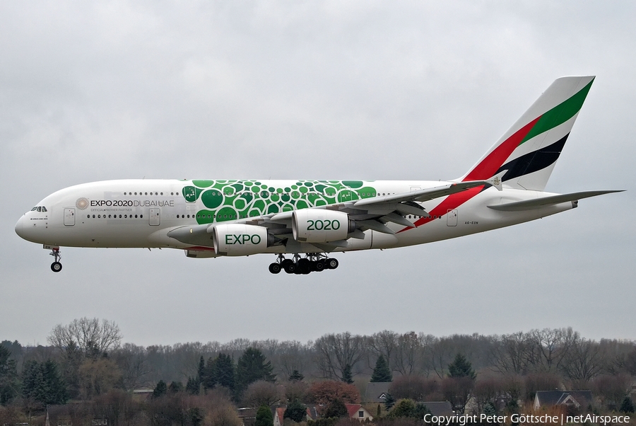 Emirates Airbus A380-861 (A6-EON) | Photo 292427
