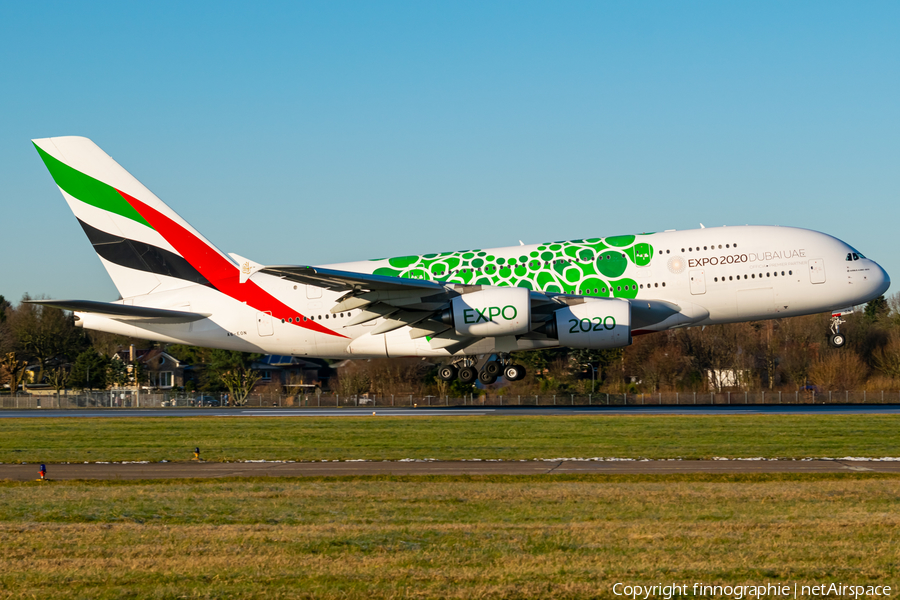 Emirates Airbus A380-861 (A6-EON) | Photo 485723