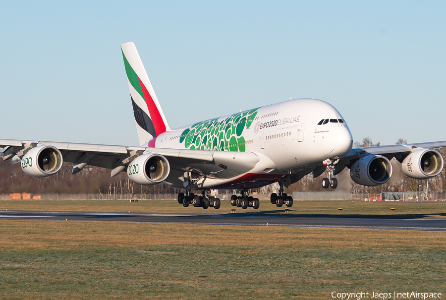 Emirates Airbus A380-861 (A6-EON) | Photo 486382