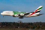 Emirates Airbus A380-861 (A6-EON) at  Hamburg - Fuhlsbuettel (Helmut Schmidt), Germany