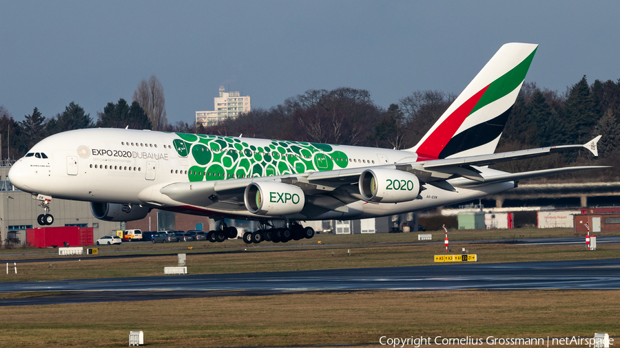 Emirates Airbus A380-861 (A6-EON) | Photo 488744