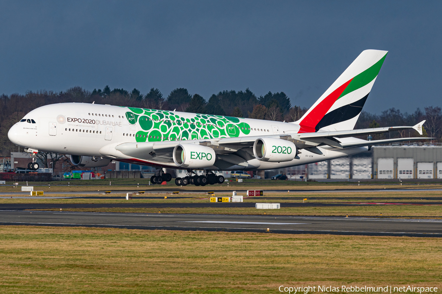 Emirates Airbus A380-861 (A6-EON) | Photo 489135