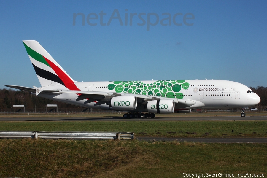 Emirates Airbus A380-861 (A6-EON) | Photo 498401