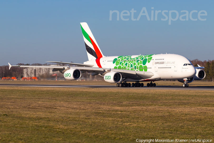 Emirates Airbus A380-861 (A6-EON) | Photo 521293