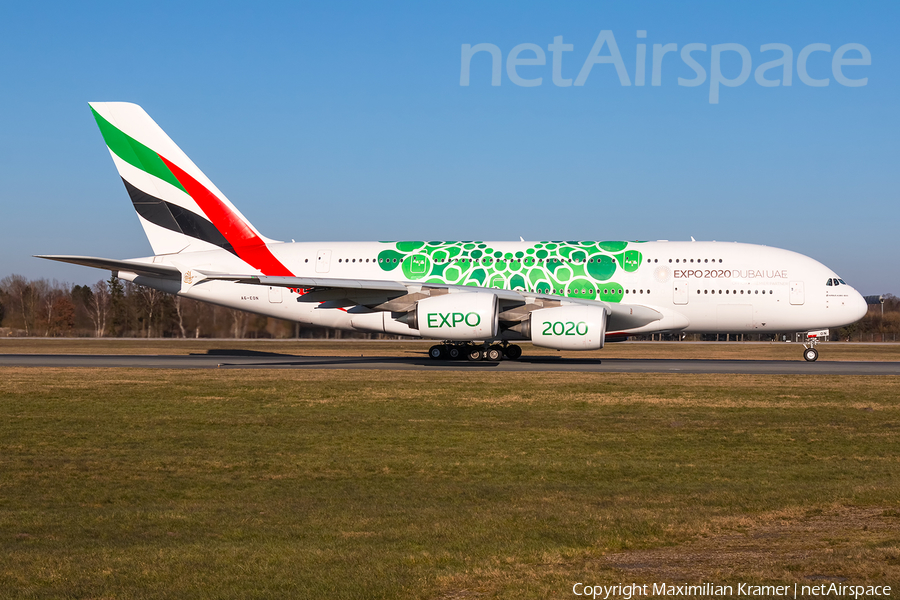 Emirates Airbus A380-861 (A6-EON) | Photo 521294