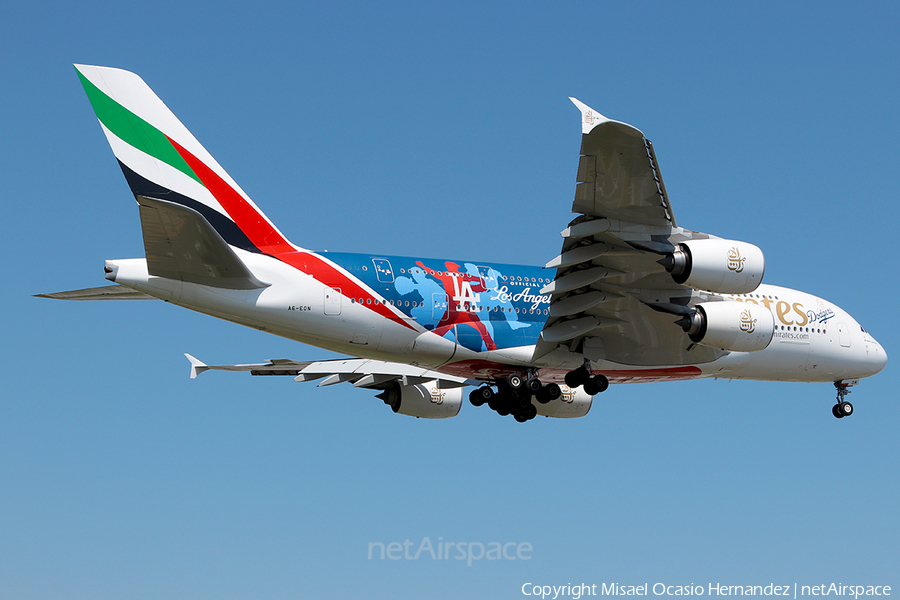 Emirates Airbus A380-861 (A6-EON) | Photo 164590