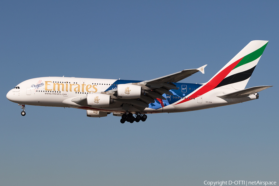 Emirates Airbus A380-861 (A6-EON) | Photo 145125