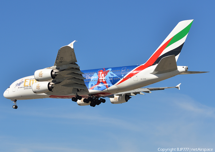 Emirates Airbus A380-861 (A6-EON) | Photo 189228