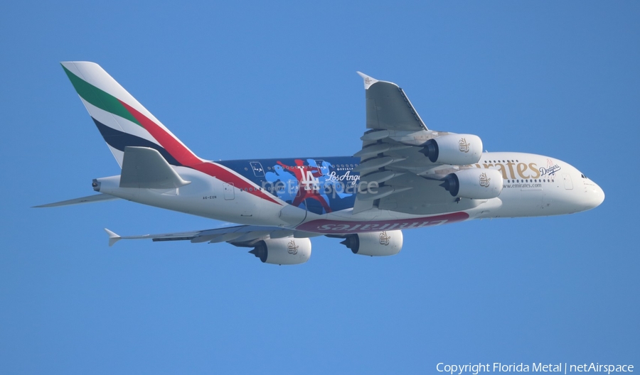 Emirates Airbus A380-861 (A6-EON) | Photo 435054