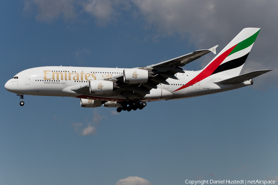 Emirates Airbus A380-861 (A6-EON) | Photo 446730