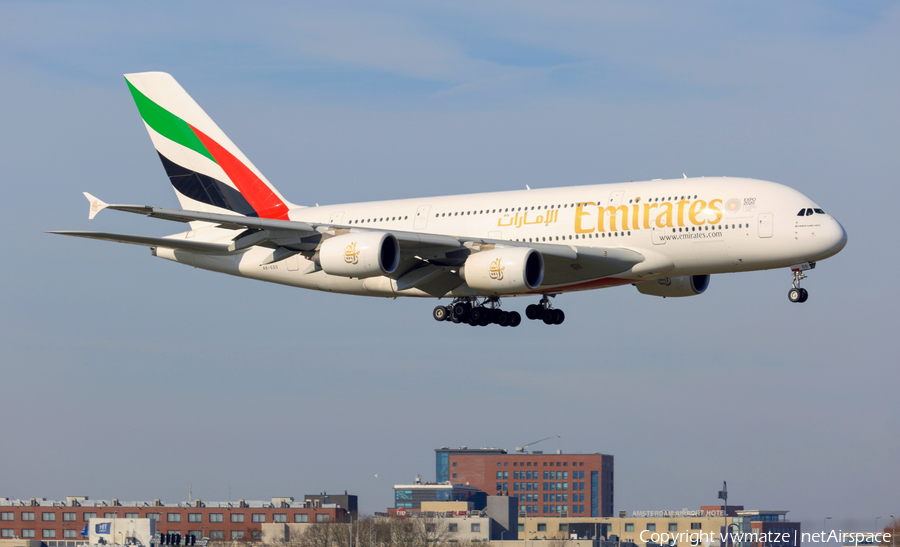 Emirates Airbus A380-861 (A6-EOO) | Photo 428969
