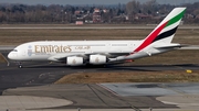 Emirates Airbus A380-861 (A6-EOO) at  Dusseldorf - International, Germany